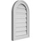 Ekena Millwork Round Top Surface Mount PVC Gable Vent: Functional, w/ 2"W x 1-1/2"P Brickmould Frame, 14"W x 22"H GVPRT14X2202SF - alternate 4